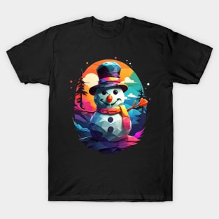 Asthetic Snowman T-Shirt